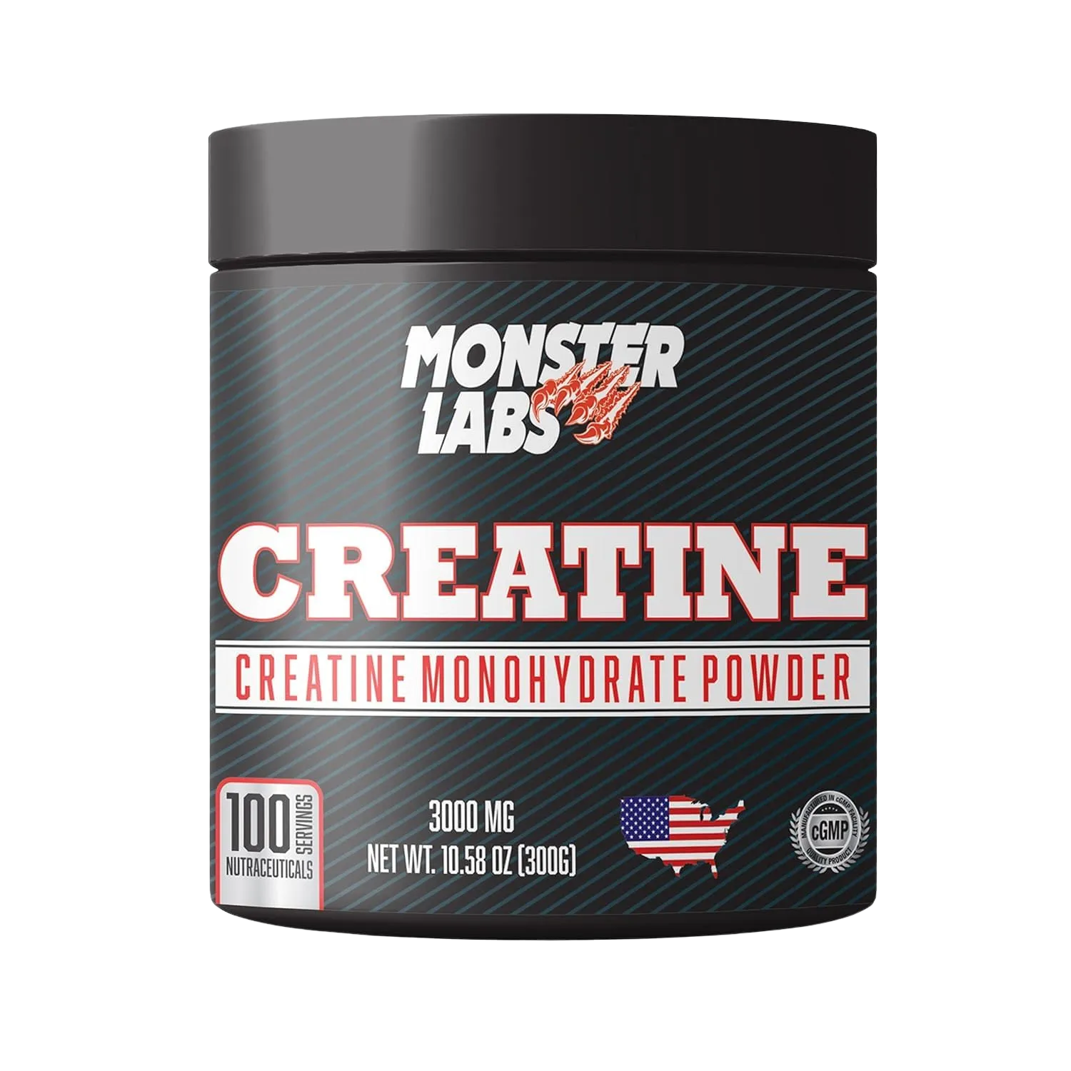 Monster Labs Creatine Monohydrate Powder 100 Servings