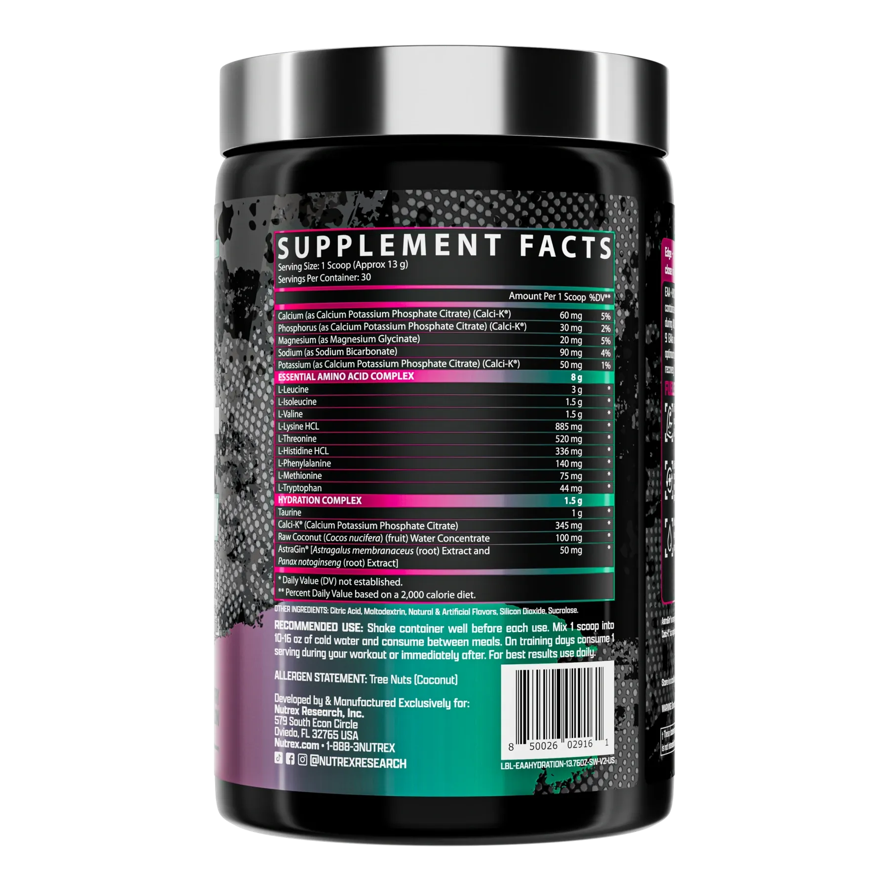 Nutrex Research EAA+ Hydration 390g — 30 Servings