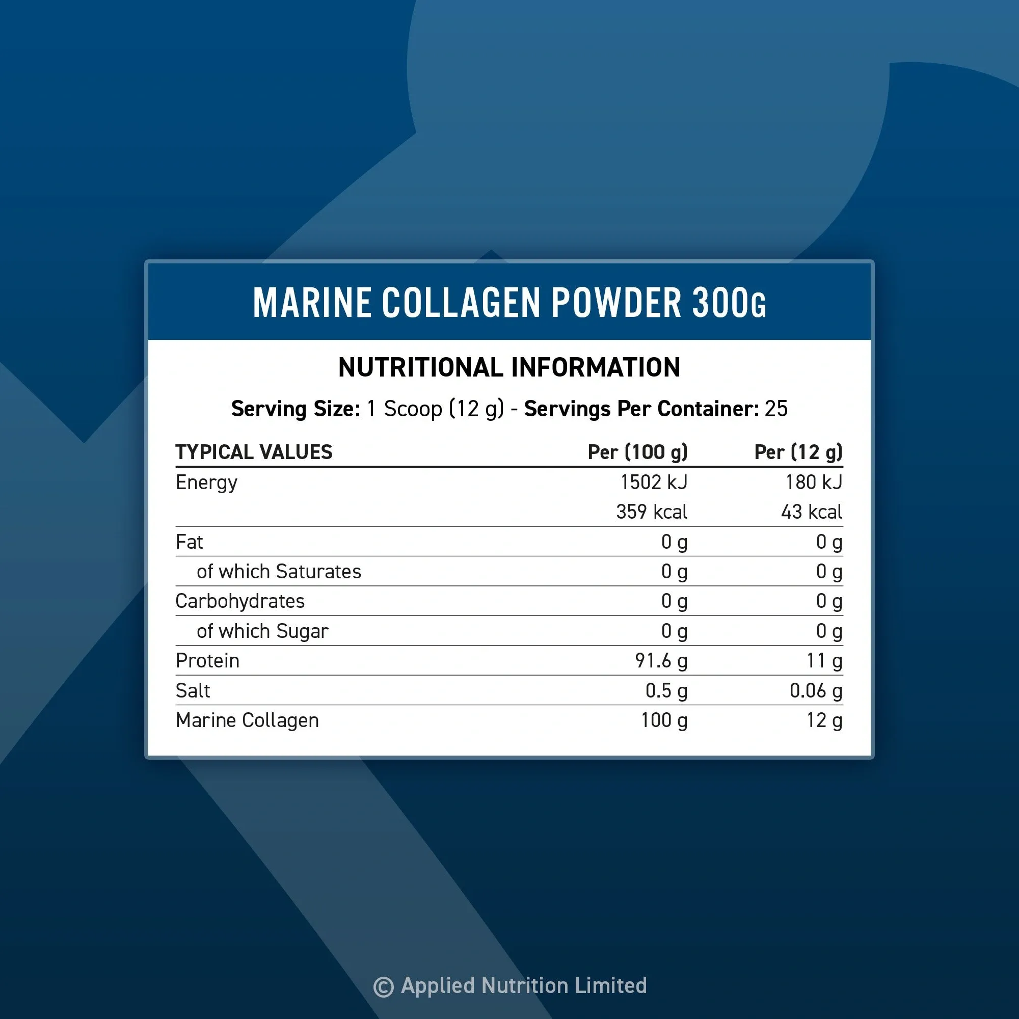 Applied Marrine Collagen 25 Serving