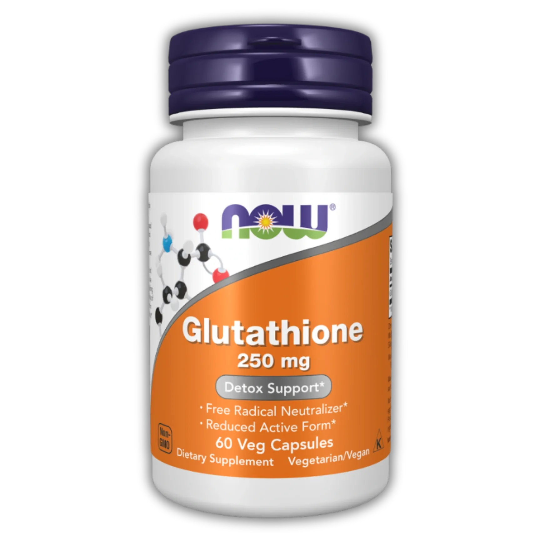 NOW Foods Glutathione 250mg - 60 / 120 Veg Capsules (60 / 120 Servings)