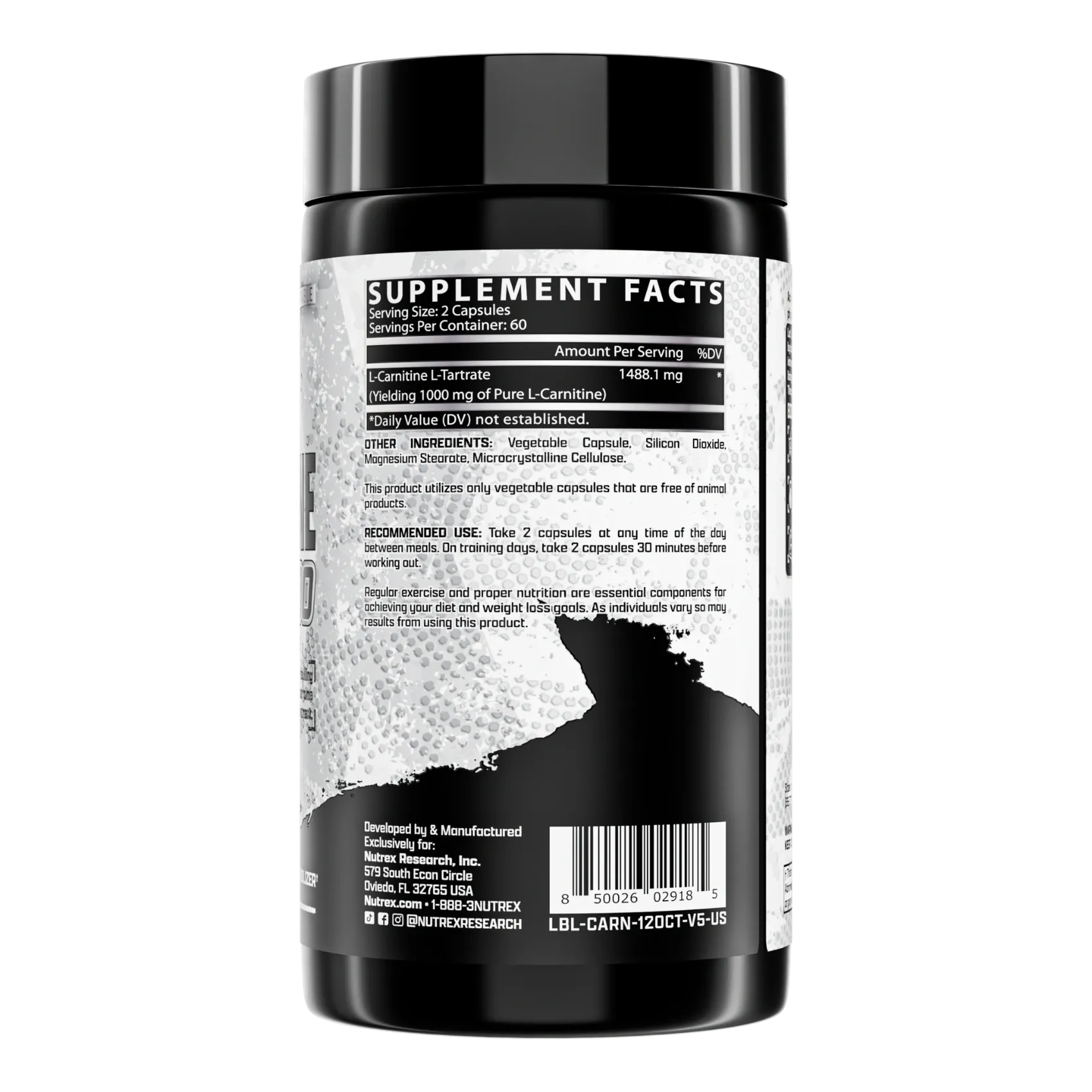 NUTREX L-CARNITINE 120 TAB