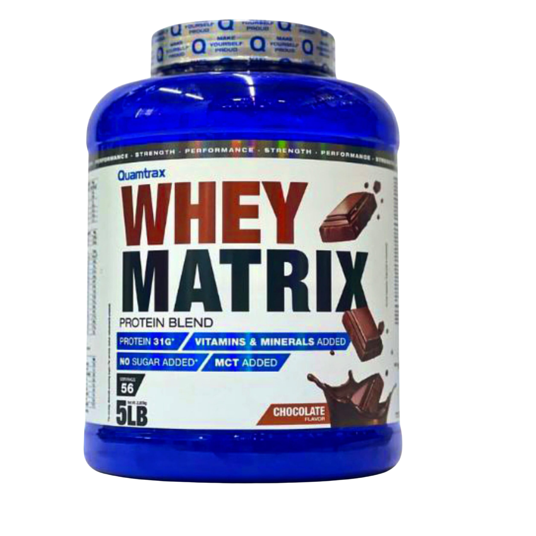 Quamtrax Nutrition Whey Matrix 5Lbs- Chocolate