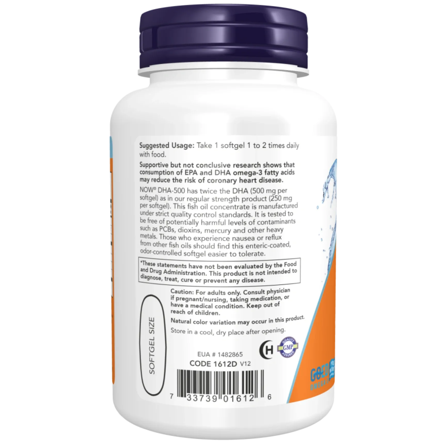 NOW Foods DHA-500 Fish Oil